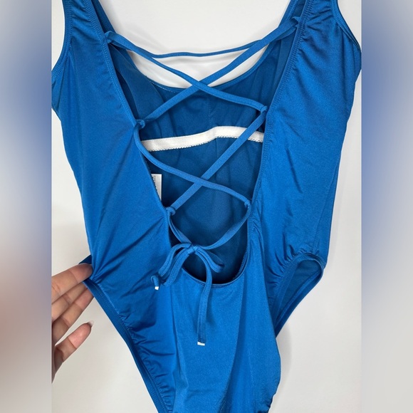 Bikini Lab "Beach Please" One-Piece Swimsuit – Royal Blue – Size M - Picture 9 of 12